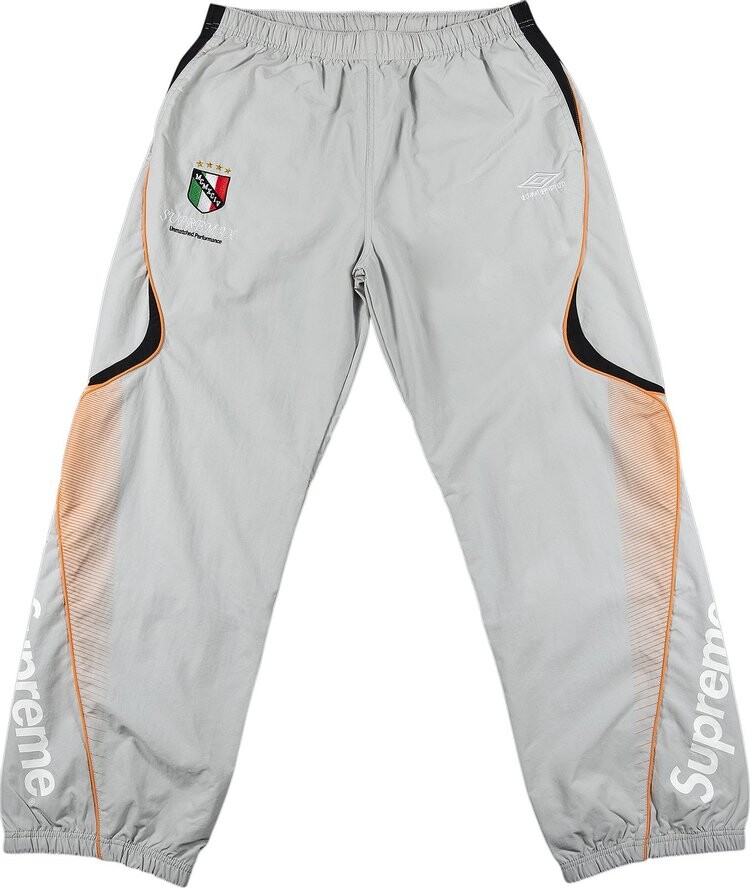 

Брюки Supreme x Umbro Track Pant 'Grey', серый