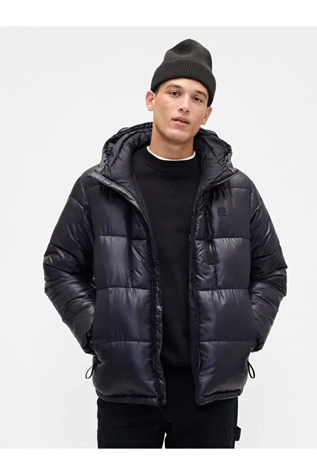 Мужское пуховое пальто с длинным рукавом Gap, Navy Blue