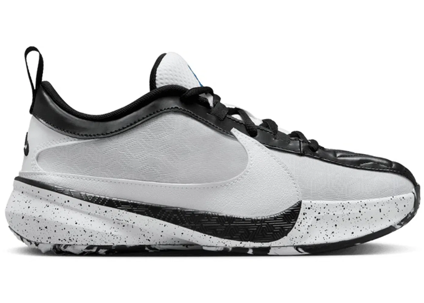 Детские кроссовки для баскетбола Nike Zoom Freak 5 Nike, White/Black/Photo Blue/White