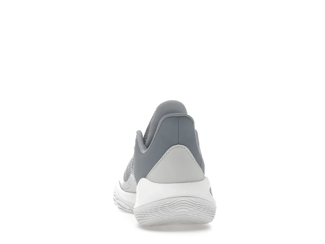 Детские кроссовки для мальчиков высокие Under Armour Curry 11, White/White Clay/Steel — фото 4