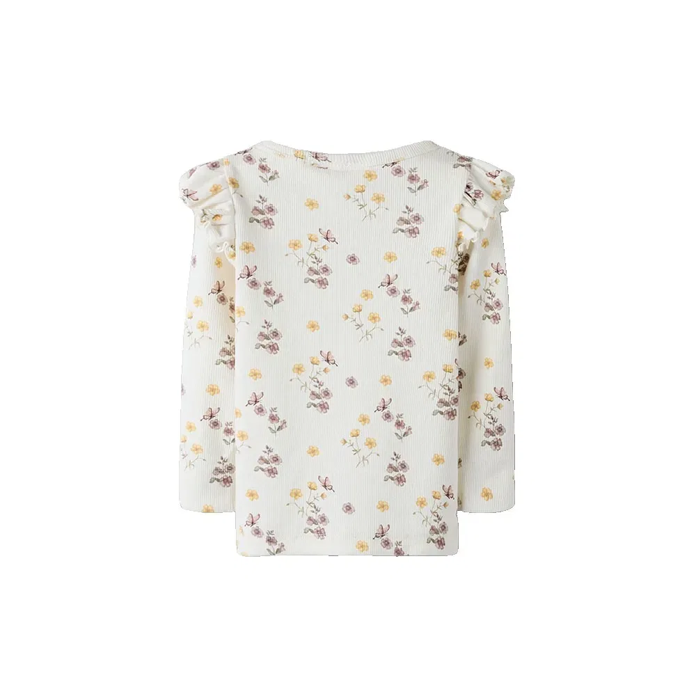 Футболка с длинным рукавом Gavo Eko Slim Lil´ Atelier Name It, бежевый — фото 2
