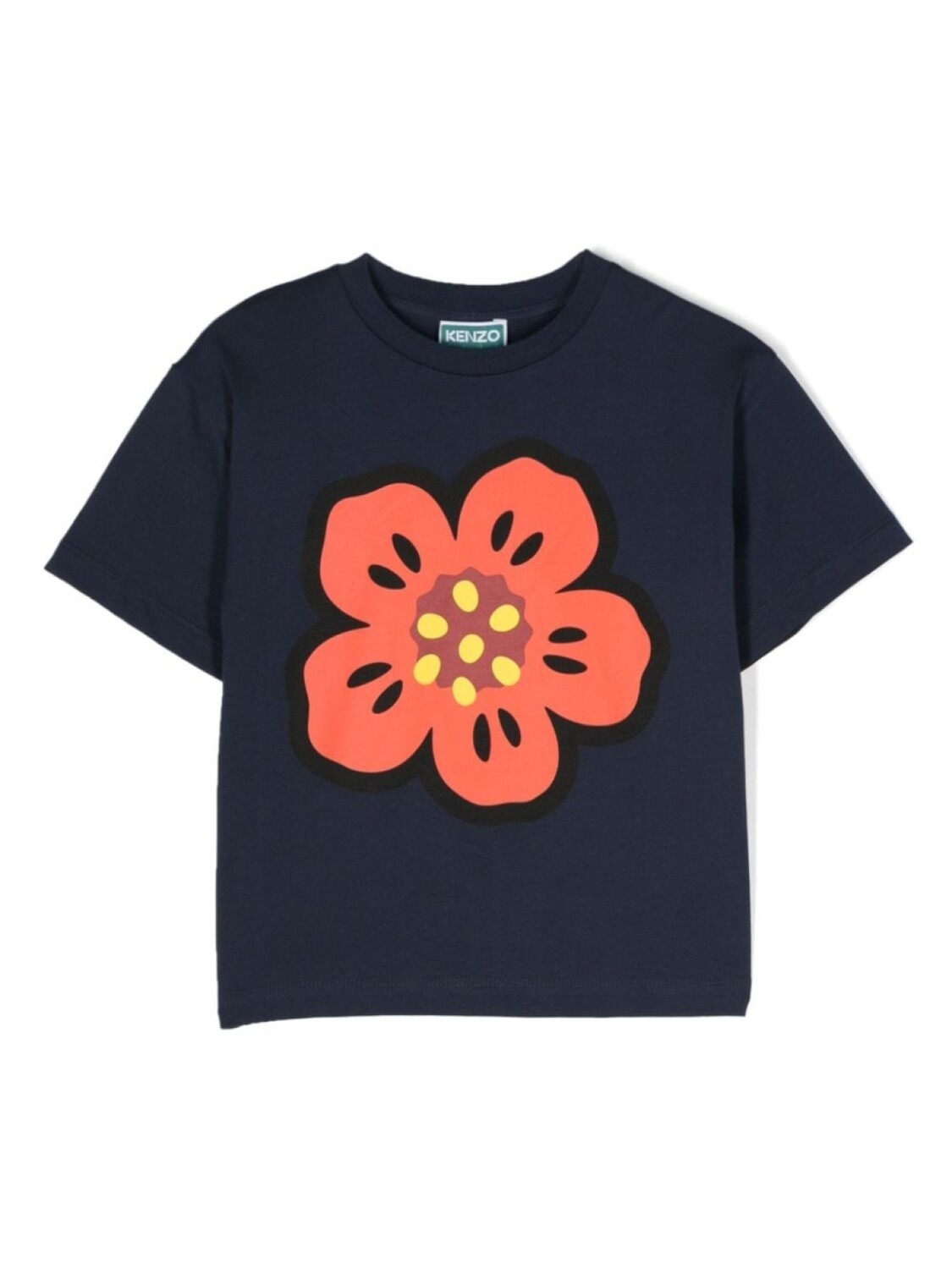 

Kenzo Kids футболка Boke Flower, синий