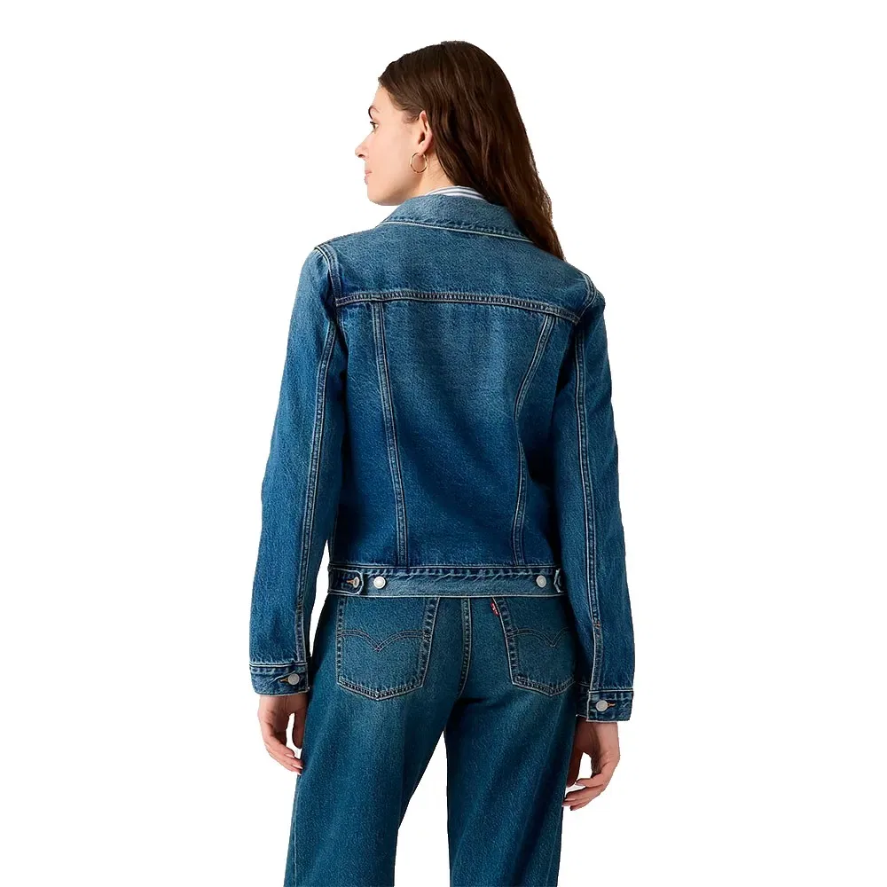 Женская джинсовая куртка Levi's Original Trucker Jacket, Blue — фото 2