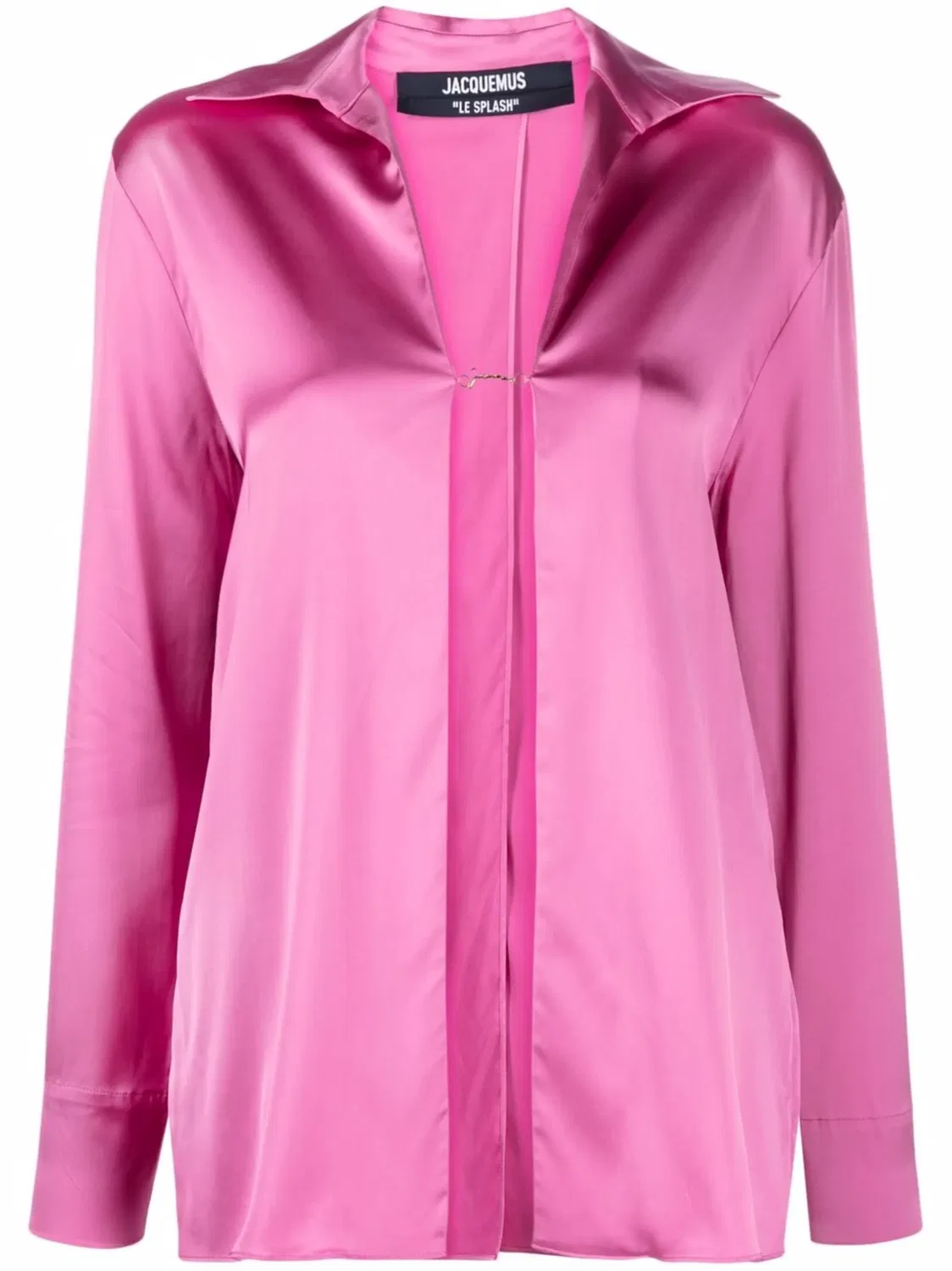 Рубашка из сатина La Chemise Notte Jacquemus, розовый