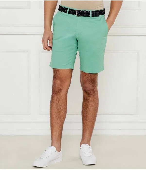 Мужские шорты-чинос Slim Fit Tommy Hilfiger 1985, зеленый — фото 3