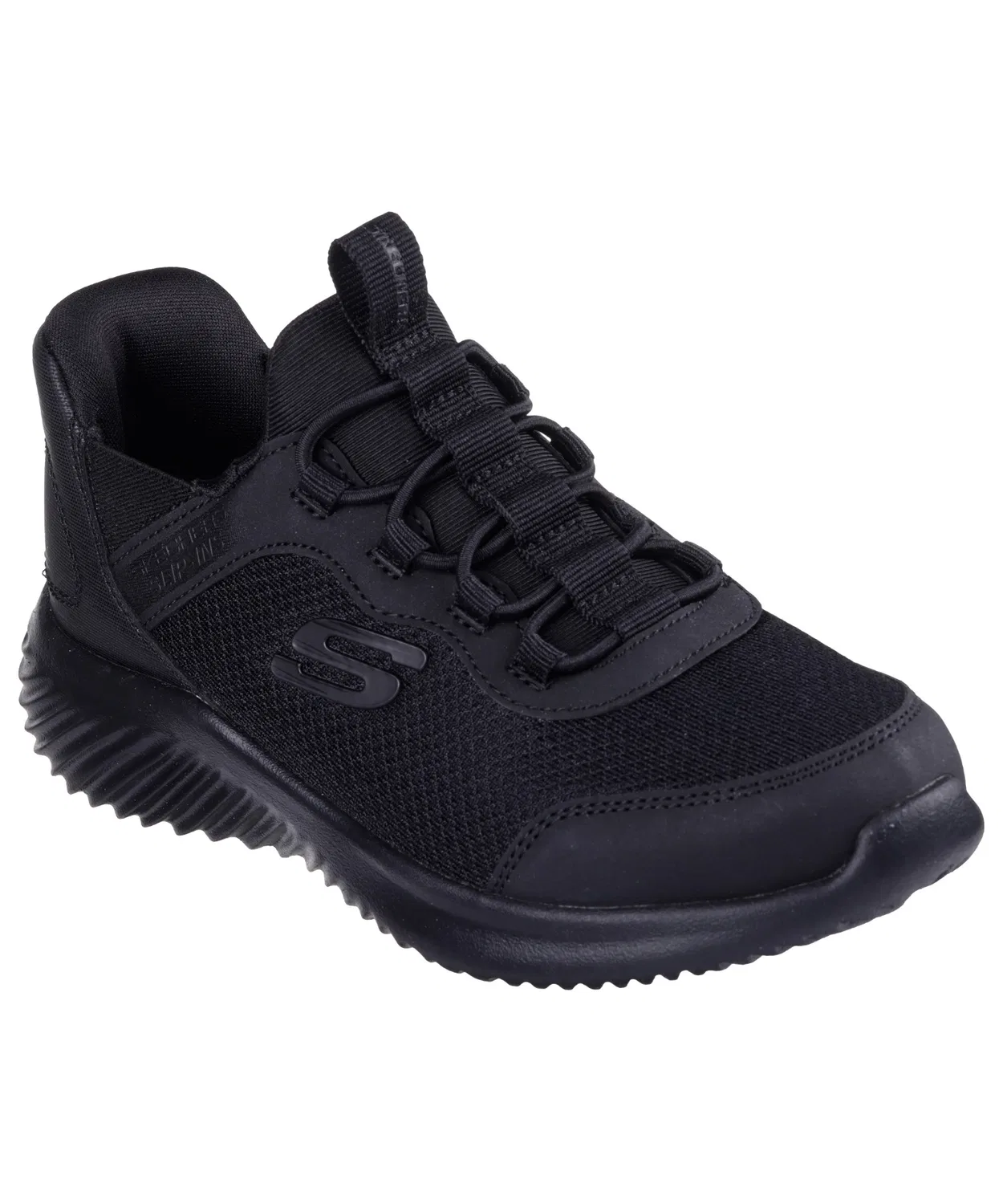 Детские слипоны с технологией Hands-Free Slip-ins, модель Bounder - Brisque Burst SKECHERS, Black Black