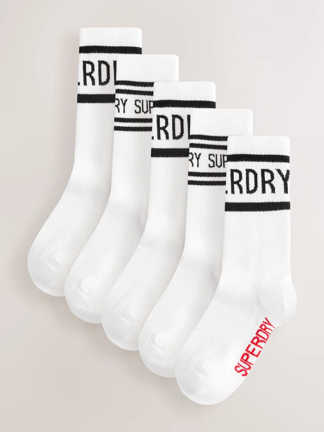 Носки 5 пар Superdry White Socks 5 Pack Superdry, белый