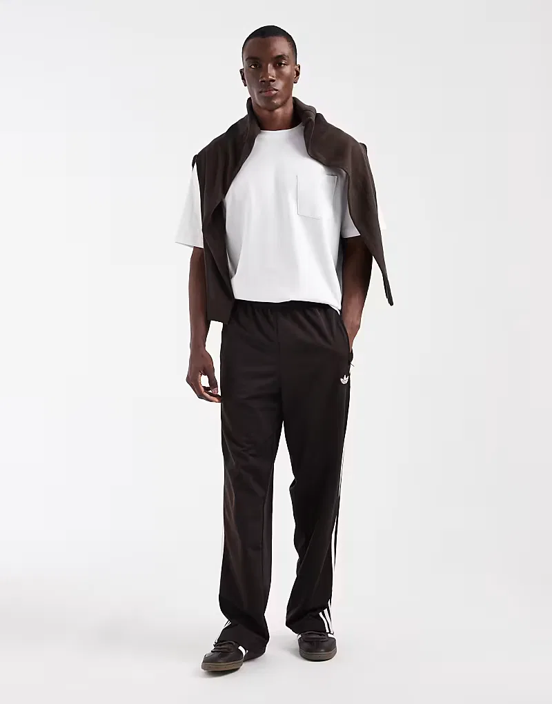 Спортивные брюки Adidas Originals Firebird кофейно-коричневый — фото 2