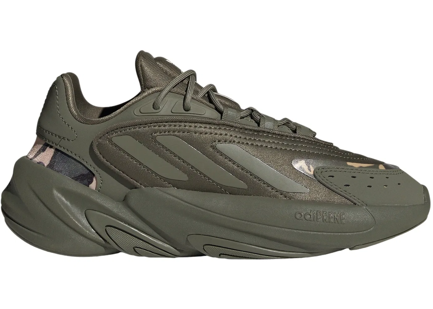 Детские кроссовки Lifestyle с сетчатым верхом Adidas Ozelia, Olive Strata Olive Strata Aluminium