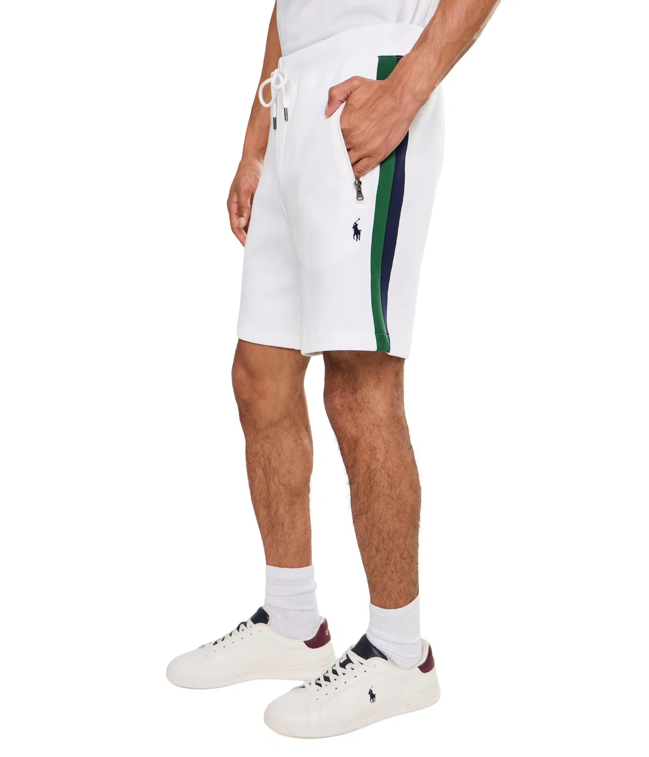 Шорты 7" Double Knit Shorts Polo Ralph Lauren, White — фото 3