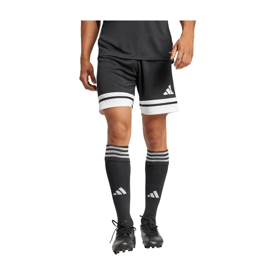 Шорты спортивные с брючным поясом adidas SQUA25 Sho M, Черный — фото 3