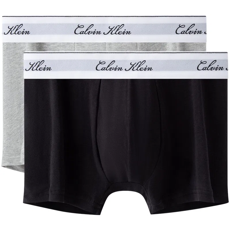 Мужские боксеры с длинным рукавом Calvin Klein, Space Black/Coconut Gray