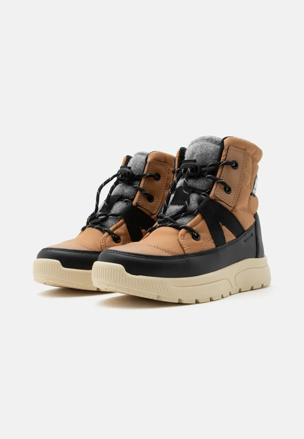Детские унисекс ботинки Whitney III Mid WP - зимние ботинки Sorel, Tawny Buff/Bleached Ceramic — фото 2
