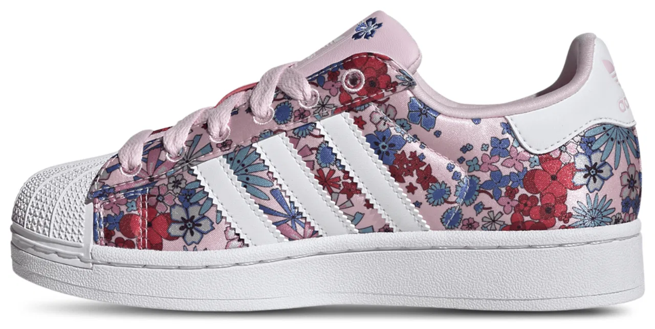 Кроссовки для девочек Superstar II Adidas, цвет Clear Pink/White/Light Pink — фото 2