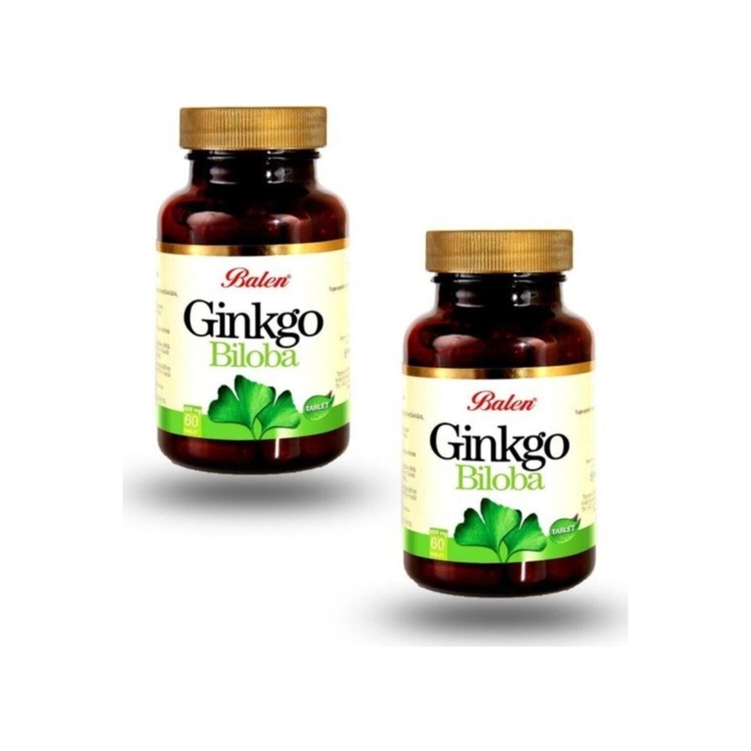 

Активная добавка Balen Ginkgo Biloba, 60 капсул, 2 штуки