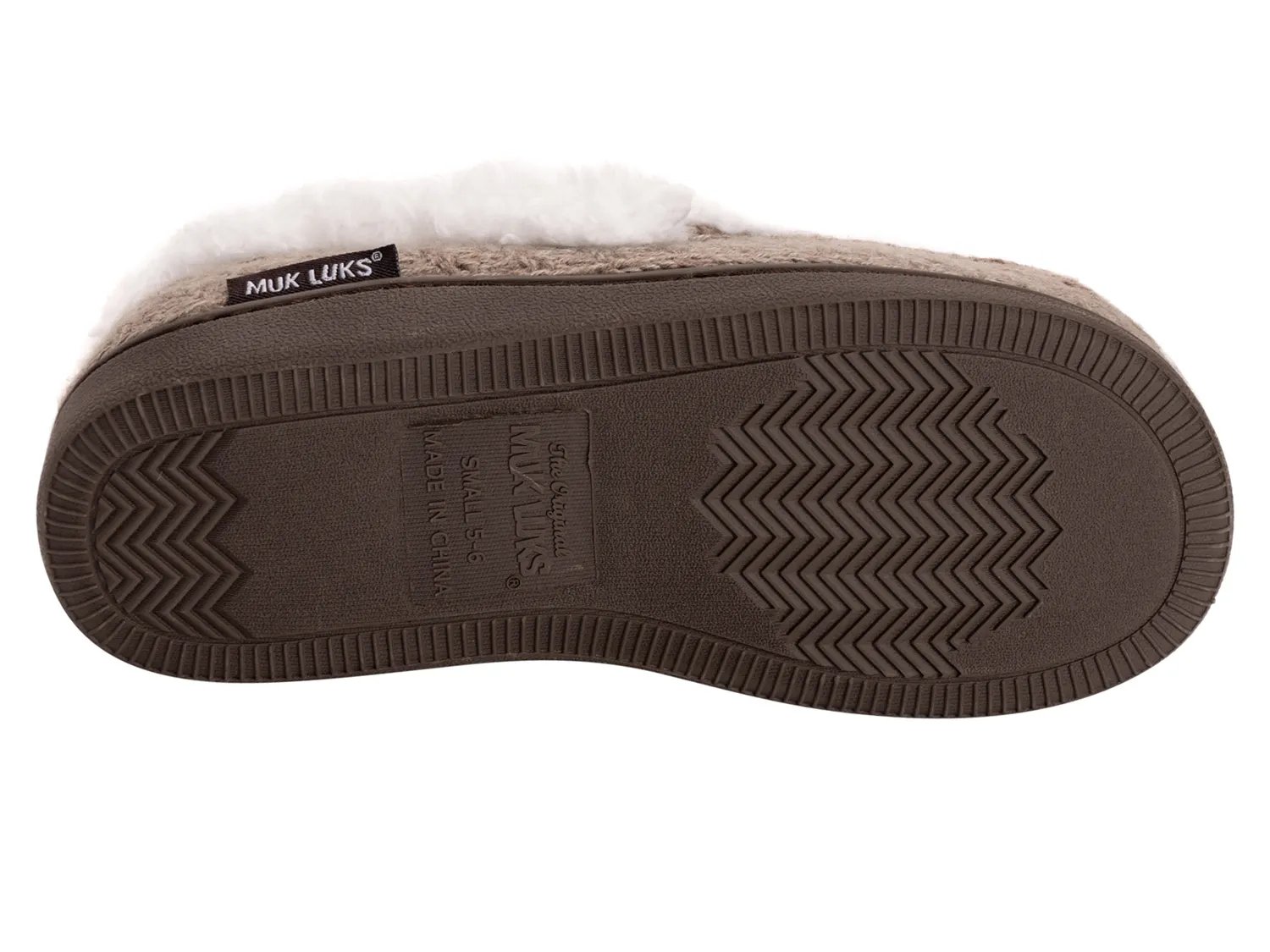 Тапочки MUK LUKS Anais Slipper - Women's, серо-коричневый — фото 3