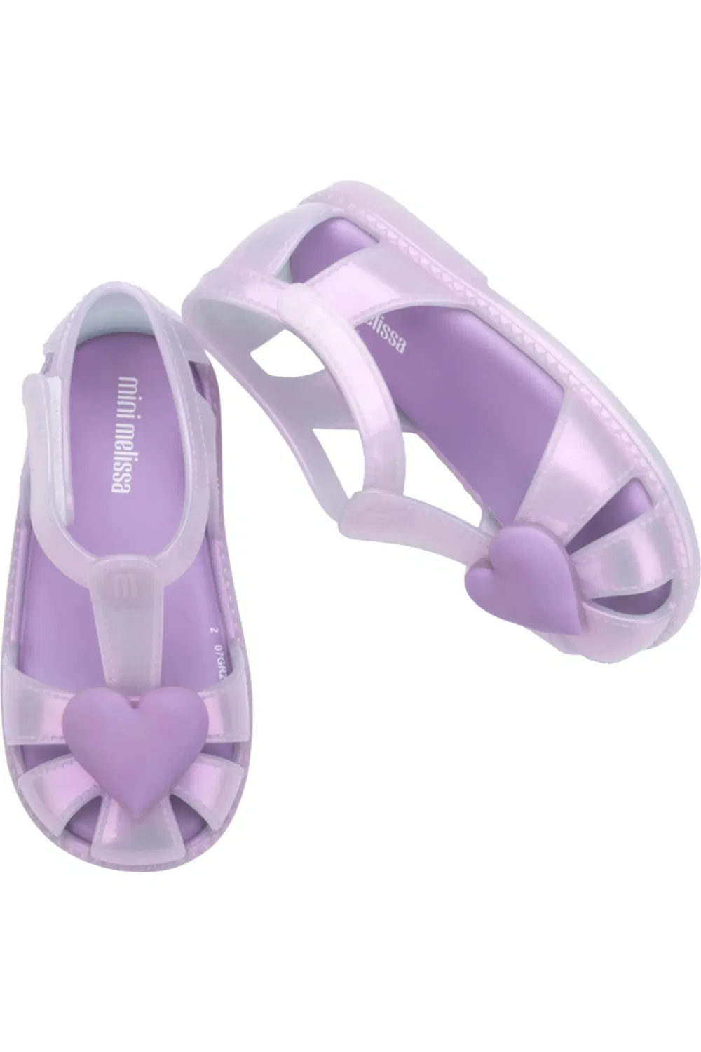 Сандалии детские с мягкой стелькой Hip Heart Mini Melissa, Lilac — фото 3