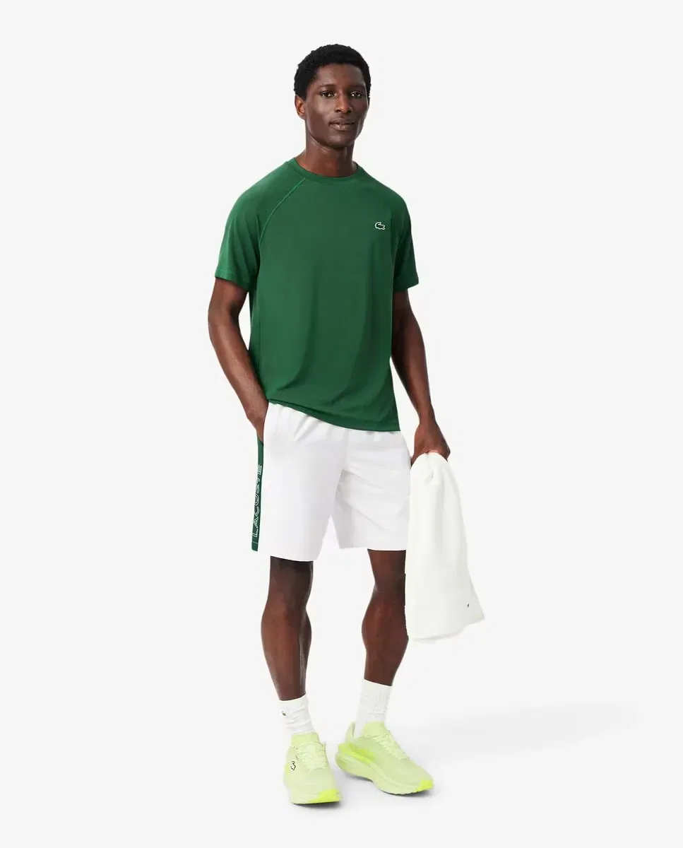Мужские спортивные шорты с контрастной полосой Lacoste, Blanco