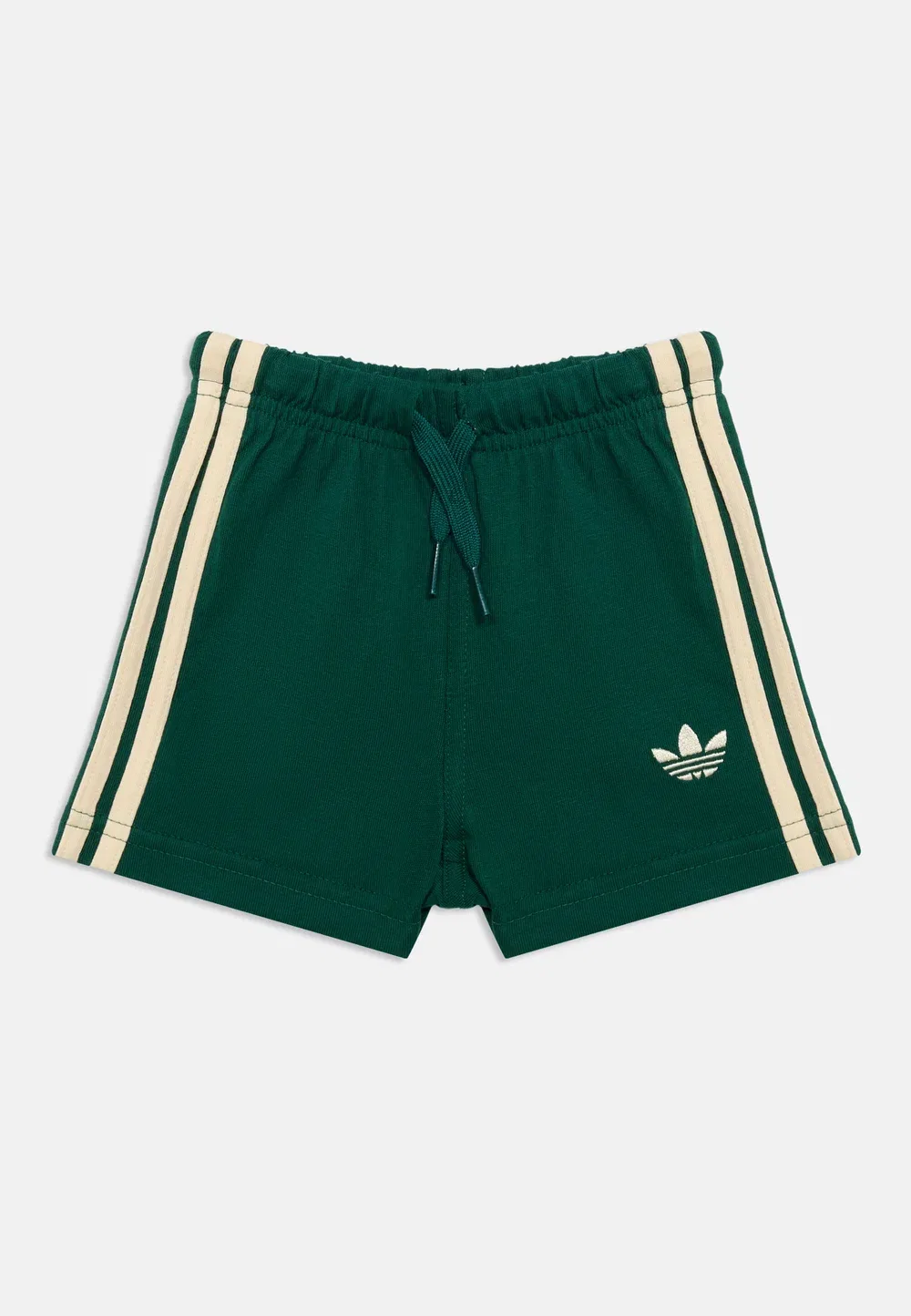 Полосатый комплект унисекс - базовая футболка Adidas Originals, Collegiate Green — фото 3