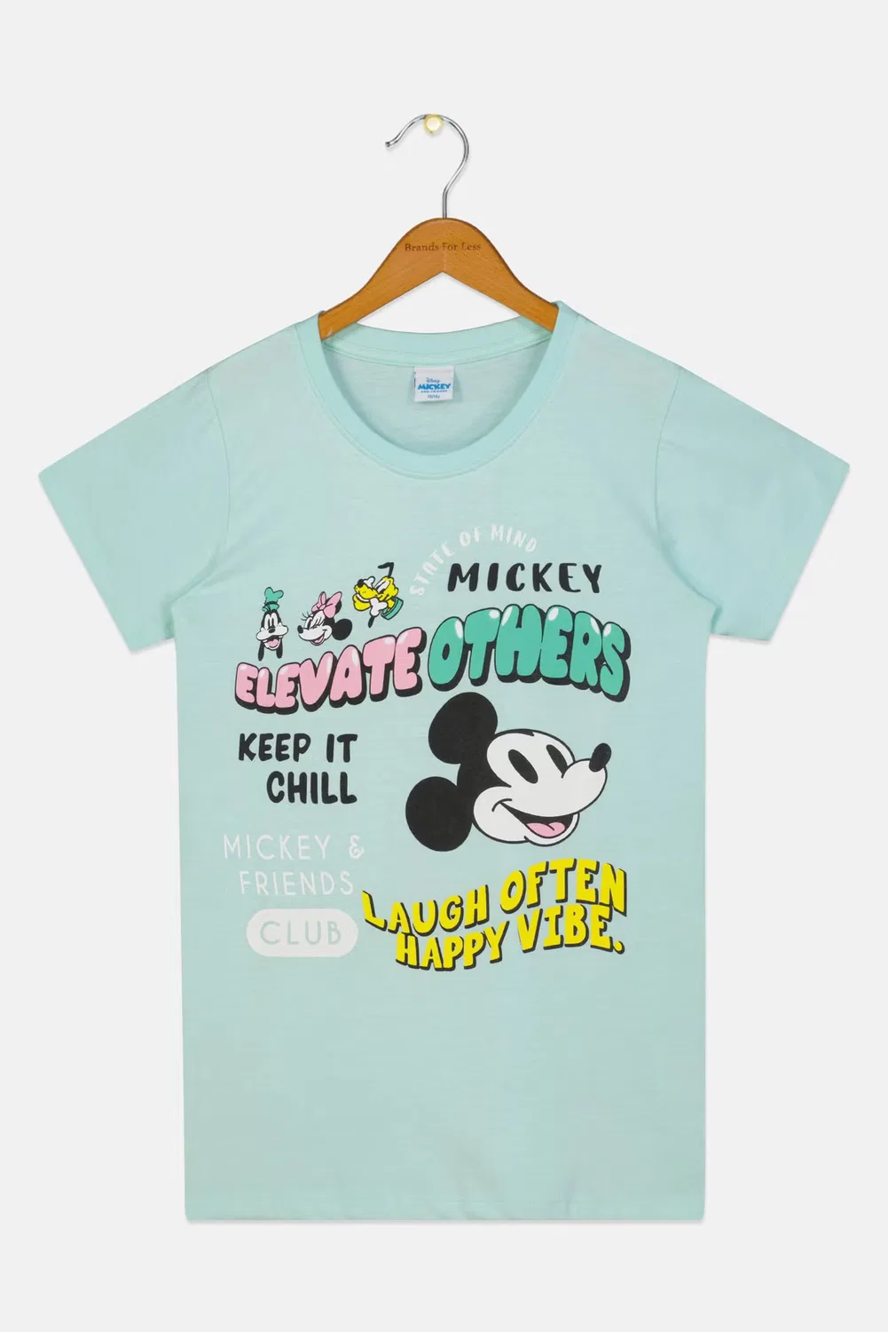 Футболка с принтом Mickey and Friends Disney, зеленый — фото 2