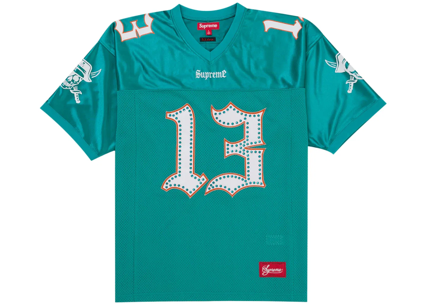 Мужская футболка-джерси с принтом Football Jersey Supreme, зеленый