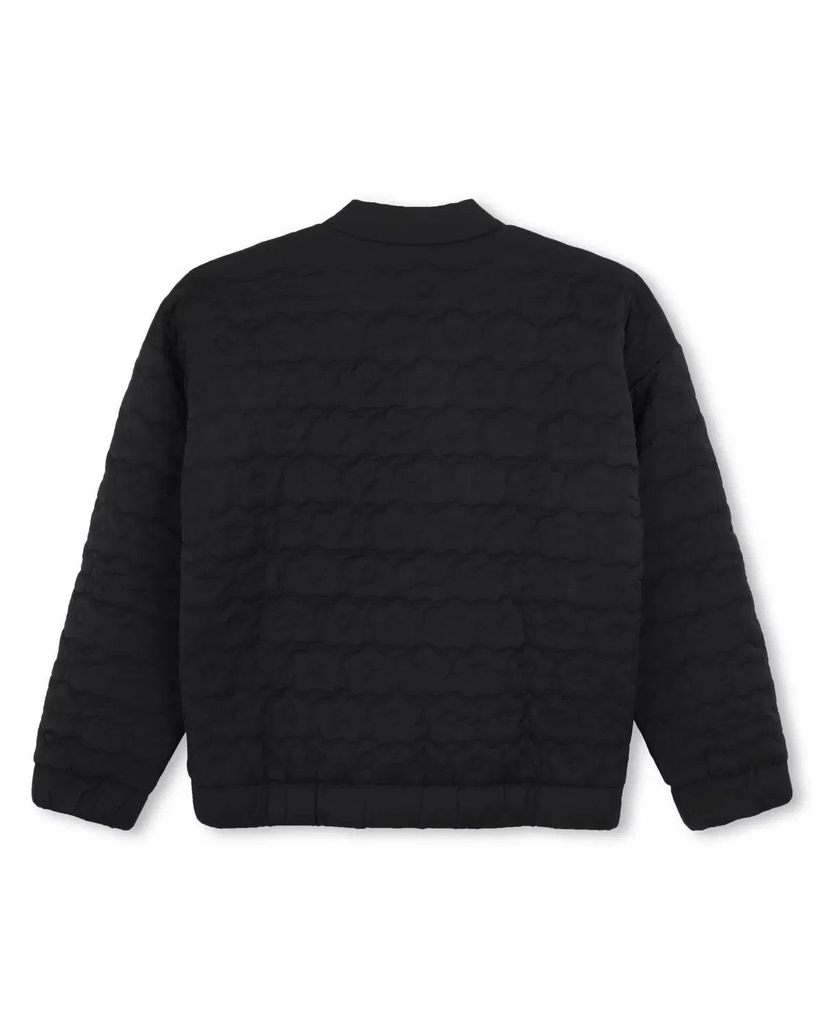 Детская куртка для девочек с принтом Kenzo Kids, Negro — фото 3