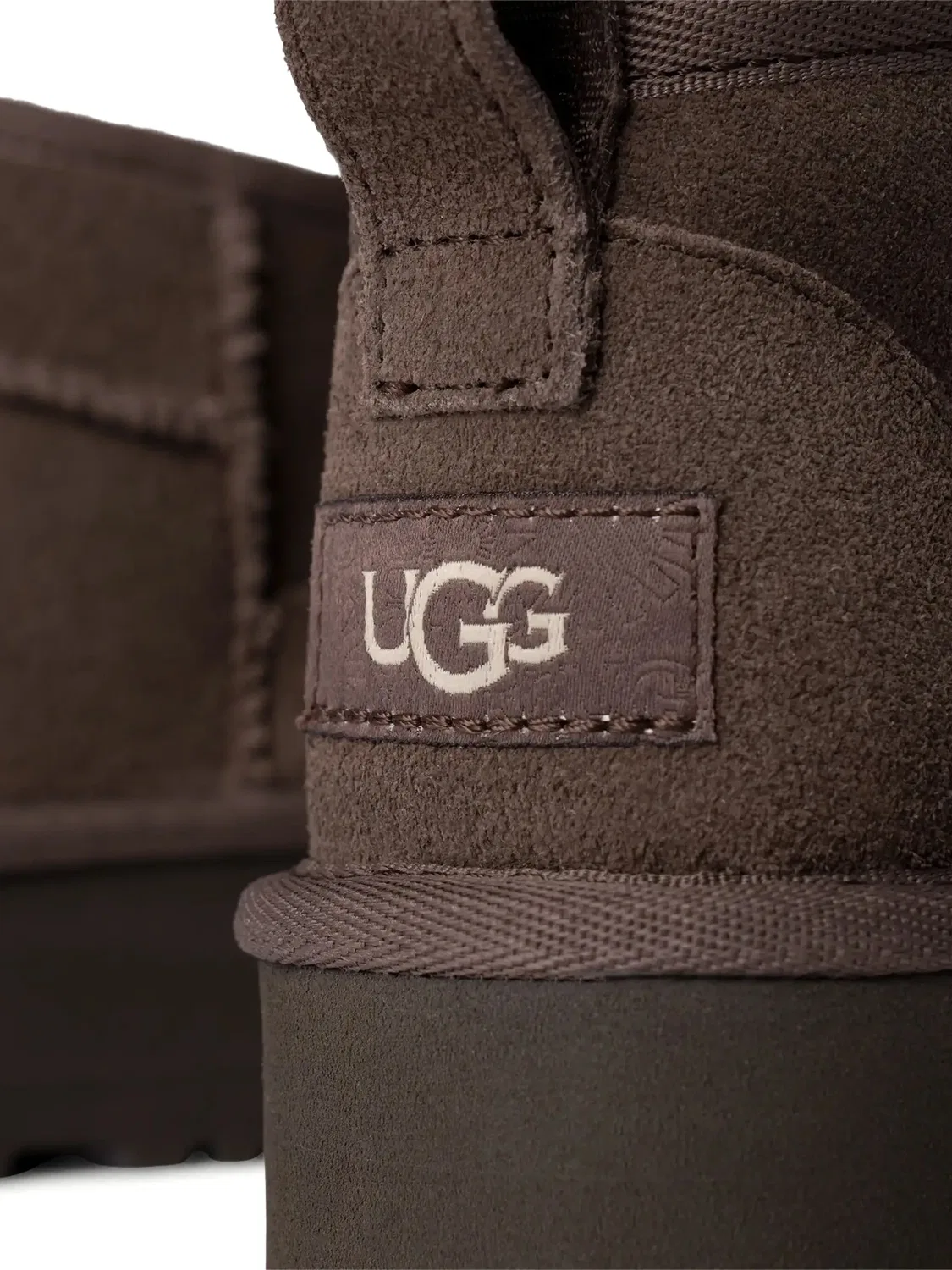UGG Детские ботинки Classic Ultra Mini коричневые — фото 2