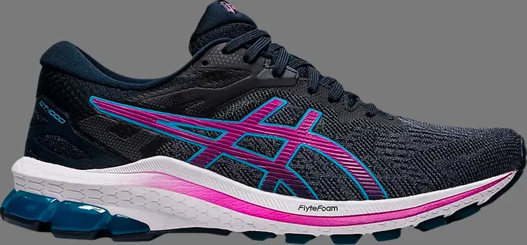 

Кроссовки wmns gt 1000 10 wide 'french blue digital grape' Asics, синий