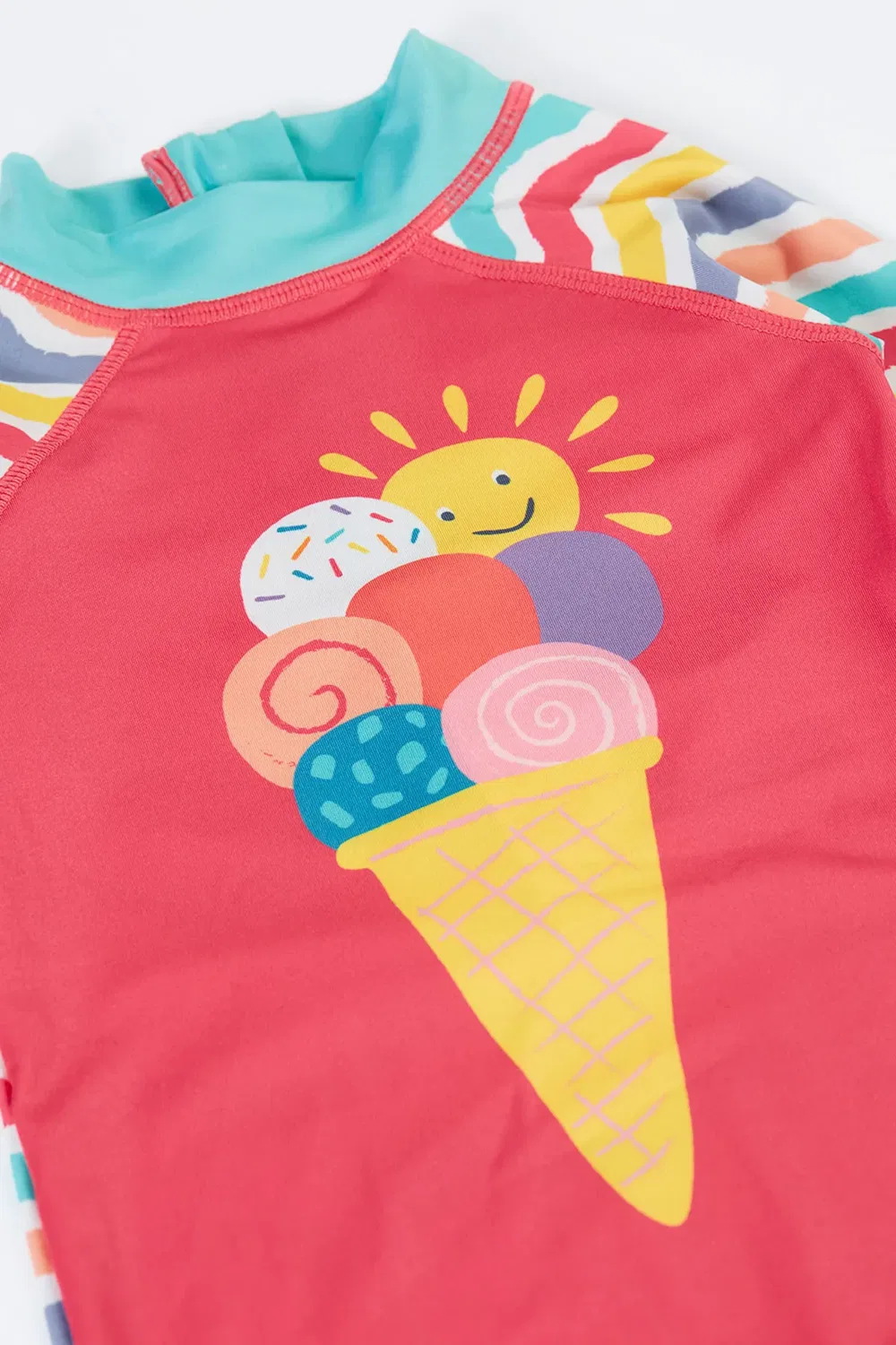 Детский костюм для защиты от солнца Little Sun Safe Suit Frugi, Pink — фото 4