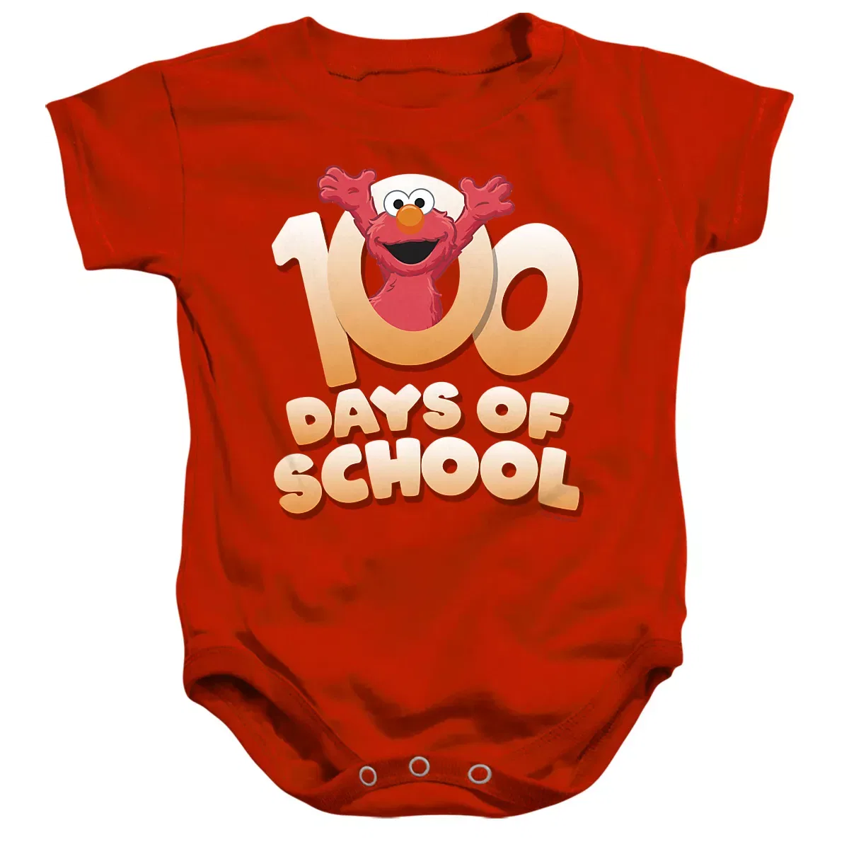 Детское боди с коротким рукавом Sesame Street Elmo 100 Days, Red