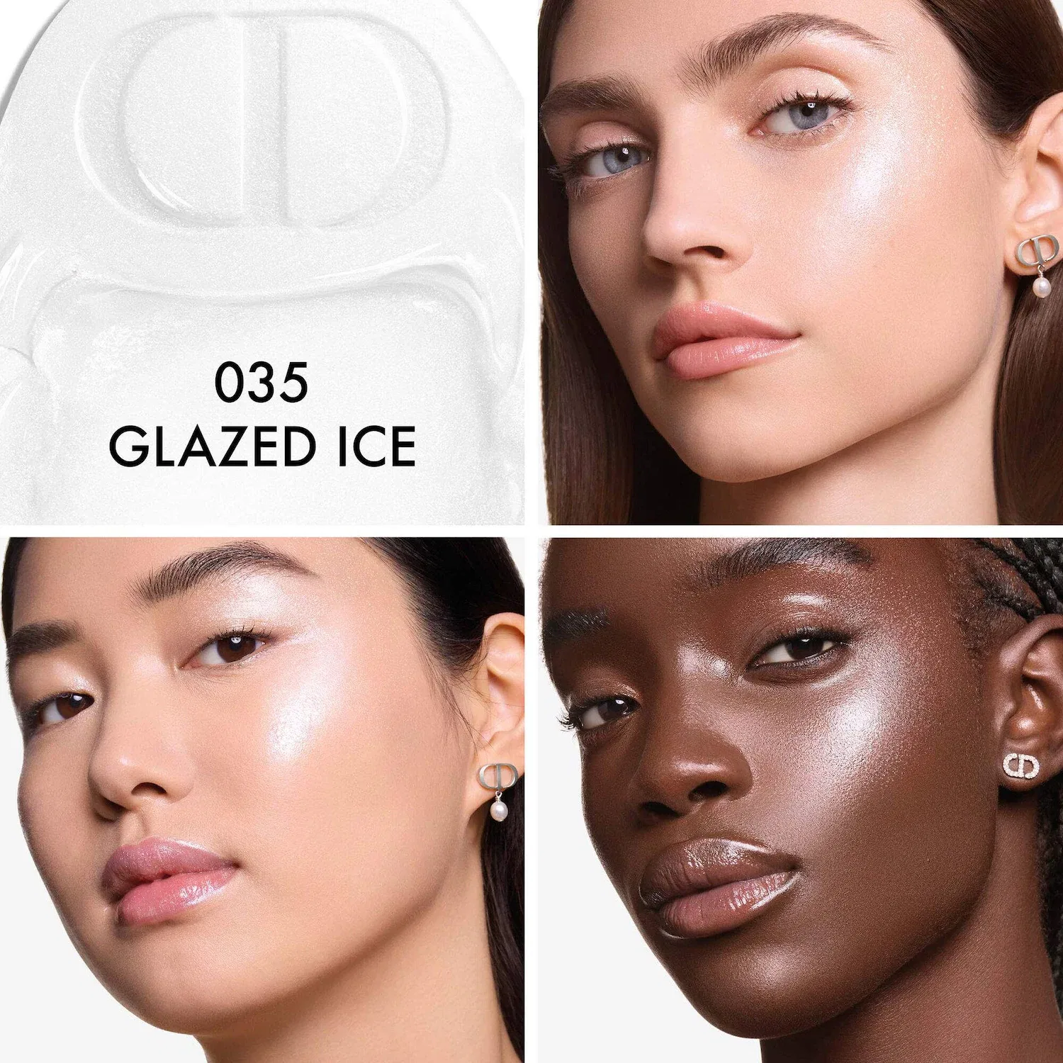 Стик-хайлайтер с вишневым маслом DIOR, 6 г, с сияющим финишем, 035 Glazed Ice — фото 2