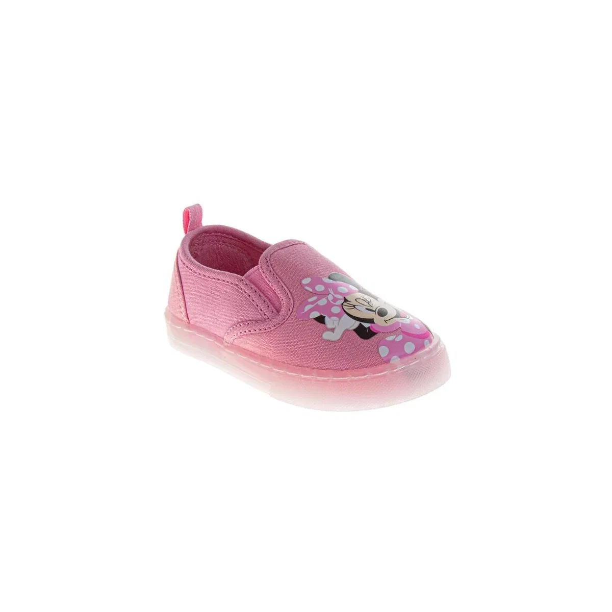 Детские кеды на шнуровке Minnie Mouse Slip On Canvas Disney, Pink — фото 2