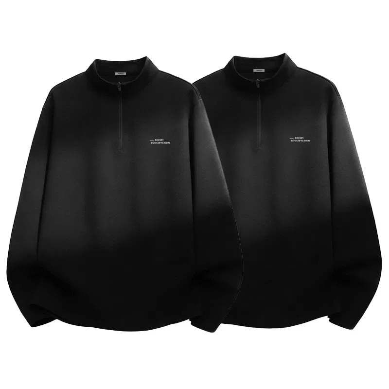 Детская футболка с быстросохнущей тканью MINISO, Black (Mb Forest White Chest Logo)