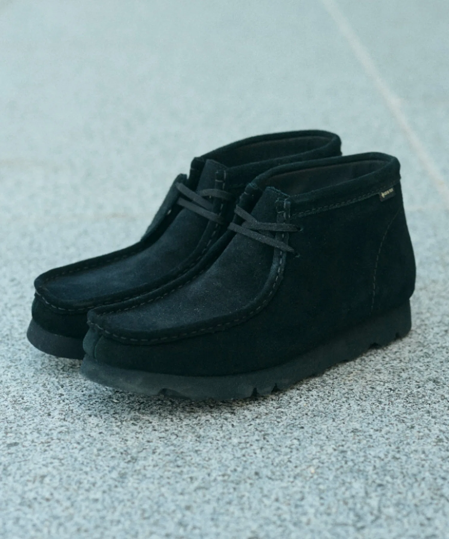 Мужские ботинки Clarks WALLABEE BOOT GTX чёрные