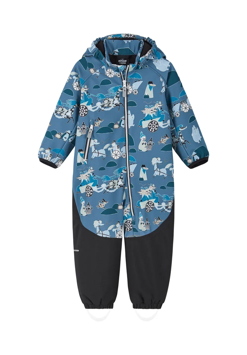 Комбинезон Softshell, муми-мьоса - дождевик Reima, Blue Ocean