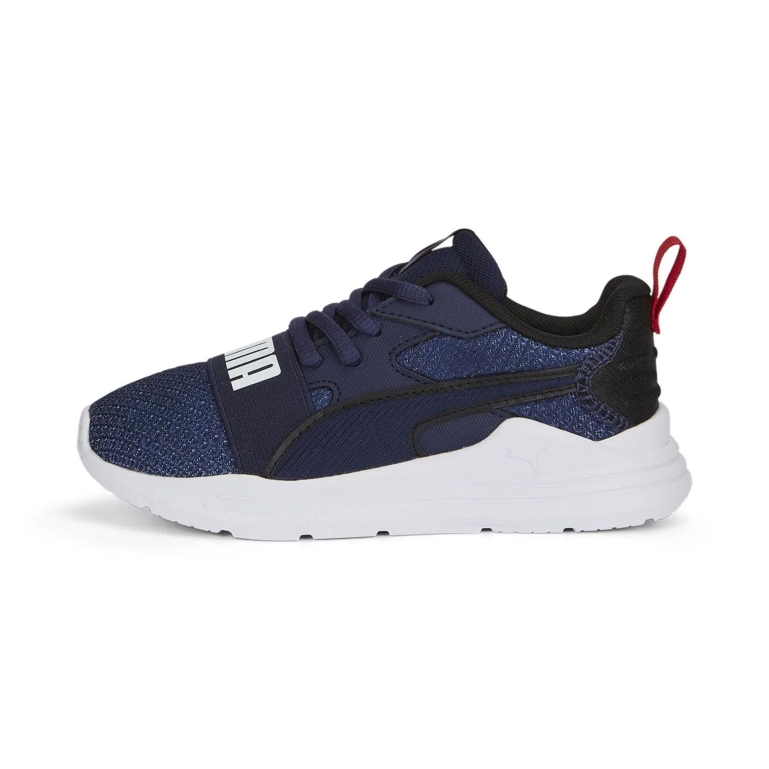 Детские кроссовки для мальчиков с сетчатым верхом PUMA Wired Run Jr, Unisex Sneakers, Blue