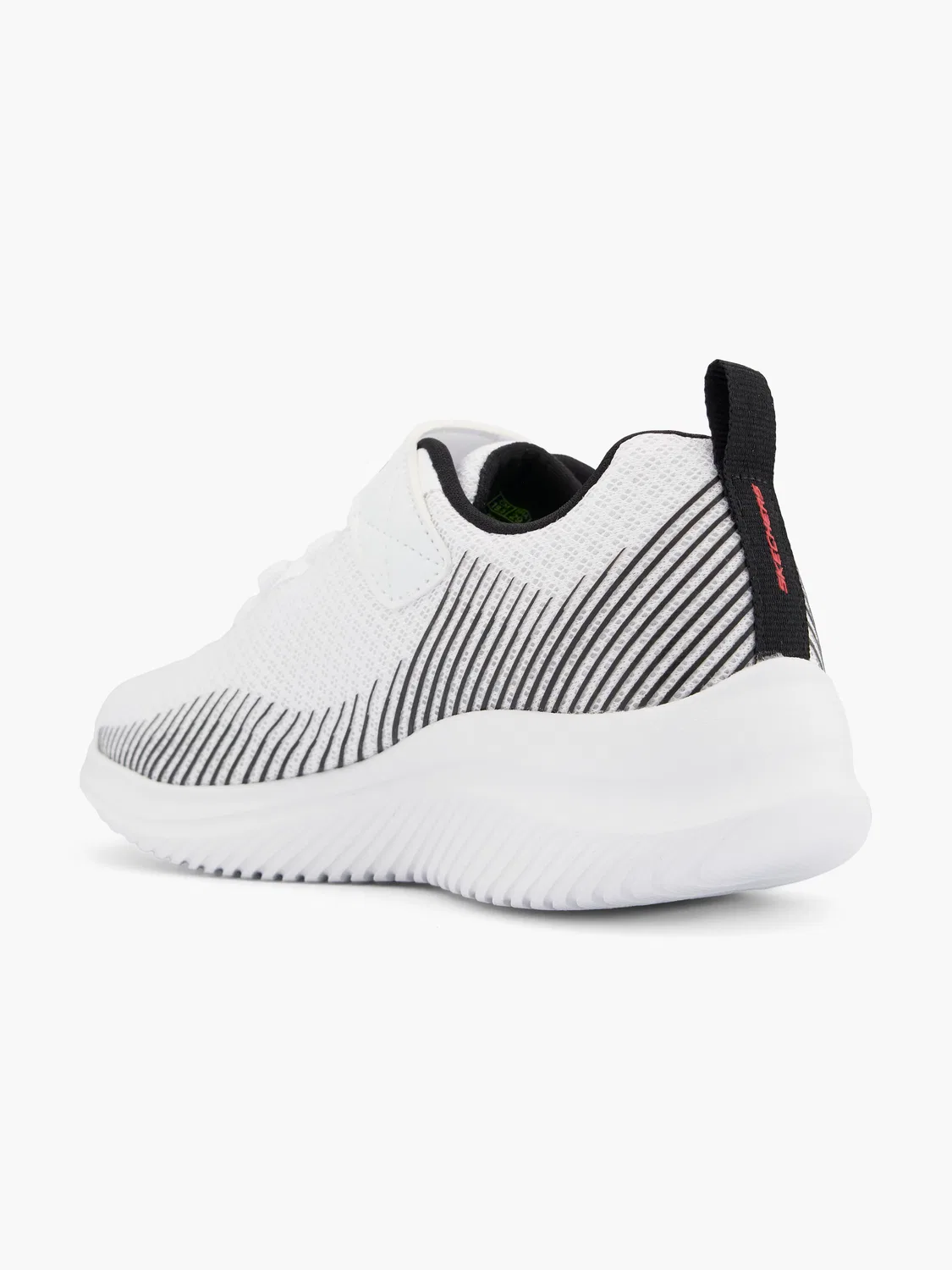 Детские полуботинки на шнуровке и липучке Skechers VANA 2.0, белый — фото 3