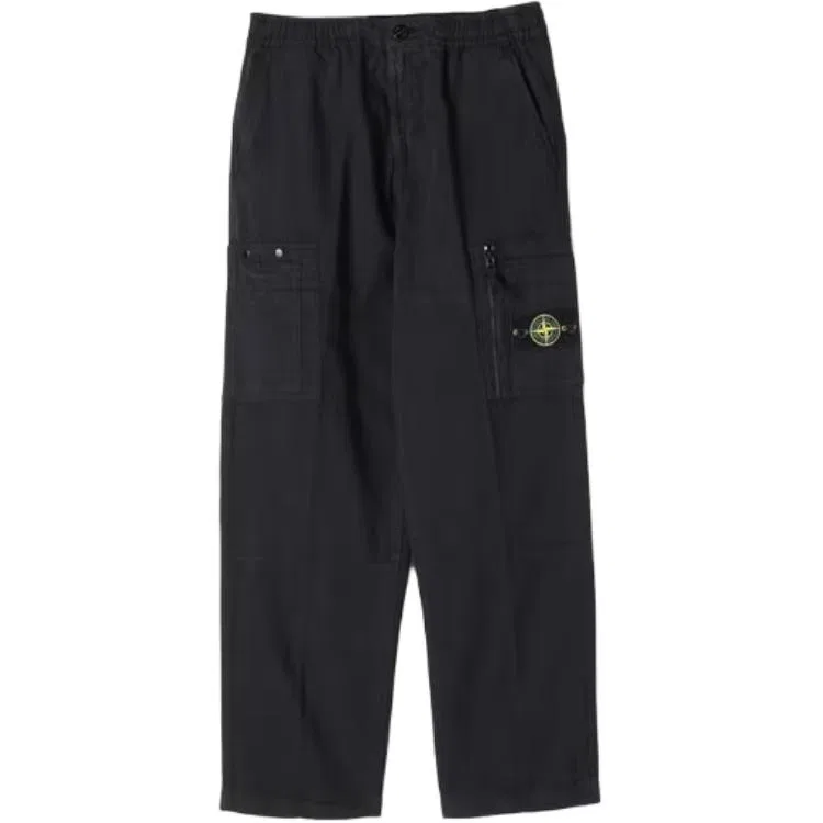 Мужские карго-брюки Black STONE ISLAND, Черный