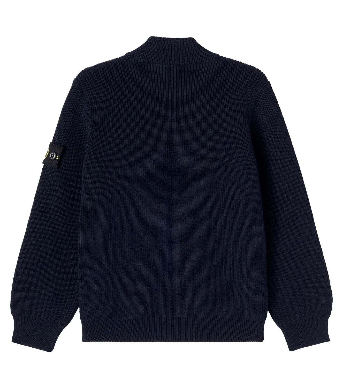 Толстовка на молнии с капюшоном Compass Stone Island Junior, синий — фото 3