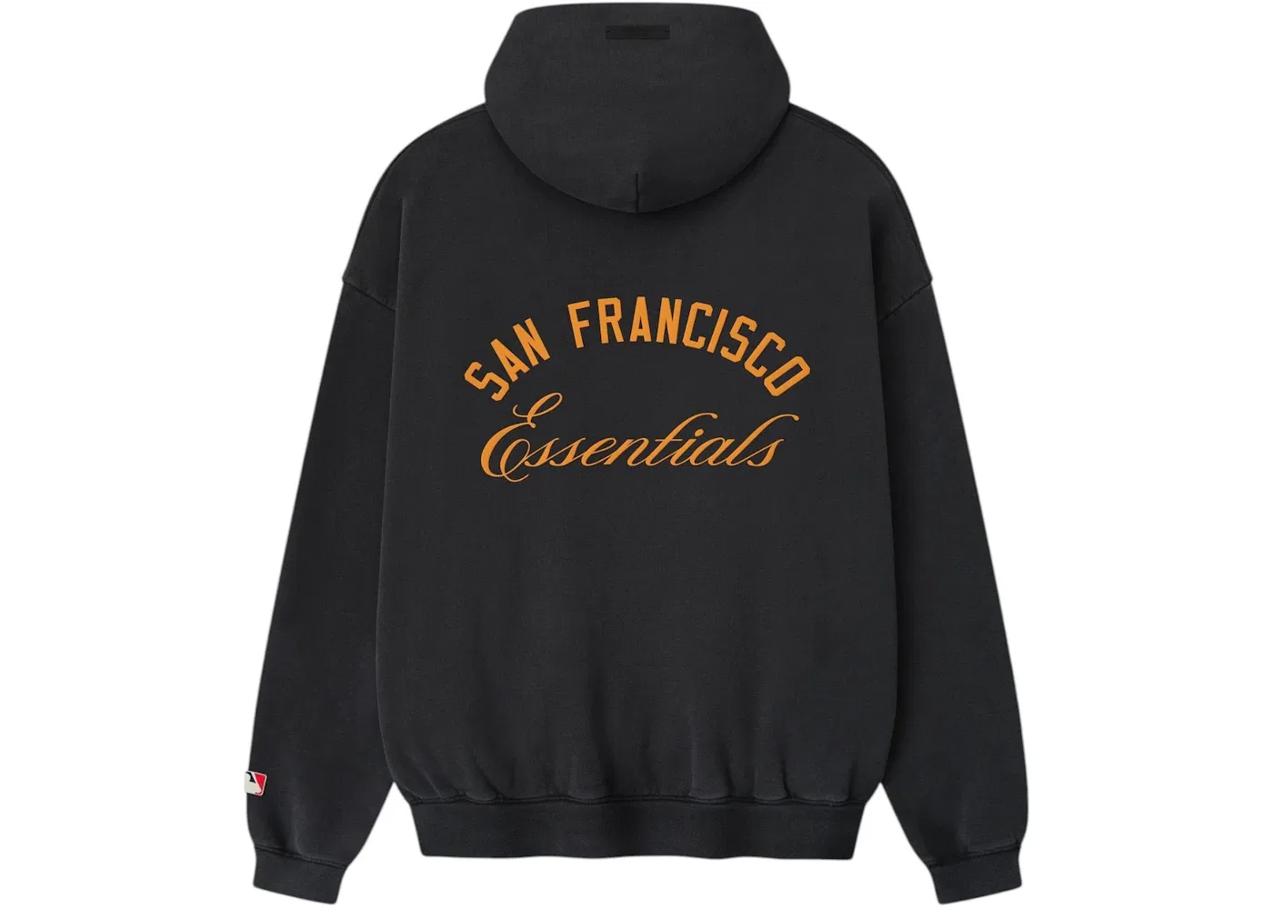 Мужской худи с принтом Fear of God Essentials Giants Sport, Black — фото 2
