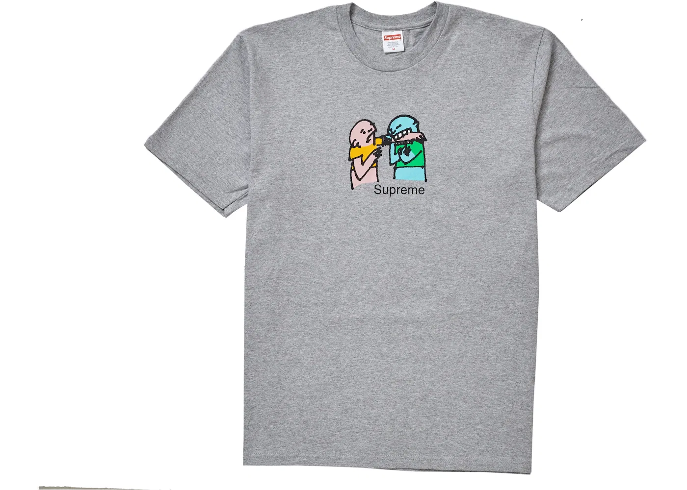Мужская футболка с принтом Bite Tee Supreme, Heather Grey