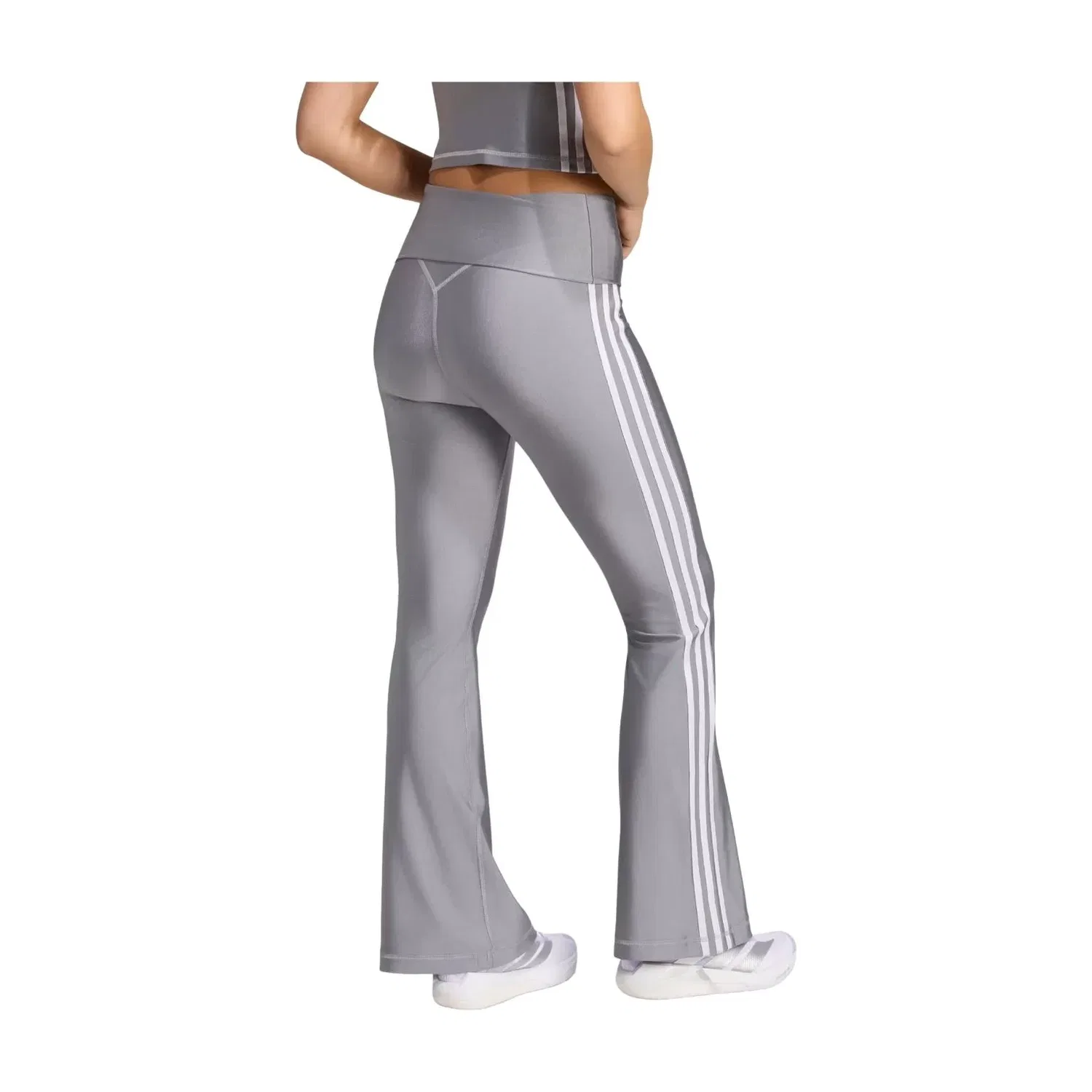 Женские леггинсы с длинным рукавом Adidas Sport Superstar Full Length Legging, серый — фото 3
