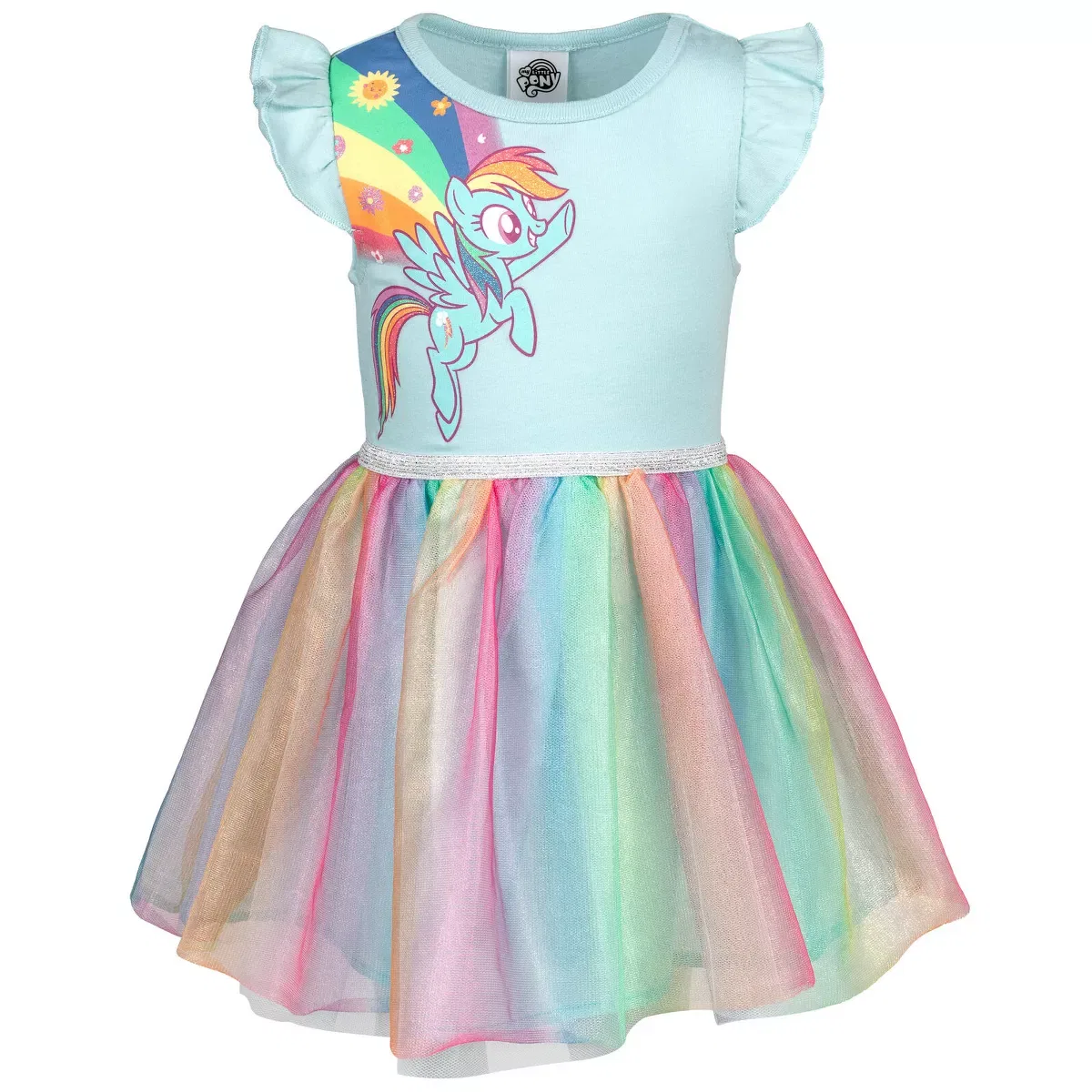 Детское платье для девочек с принтом My Little Pony Pinkie Pie Rainbow Dash My Little Pony, Blue