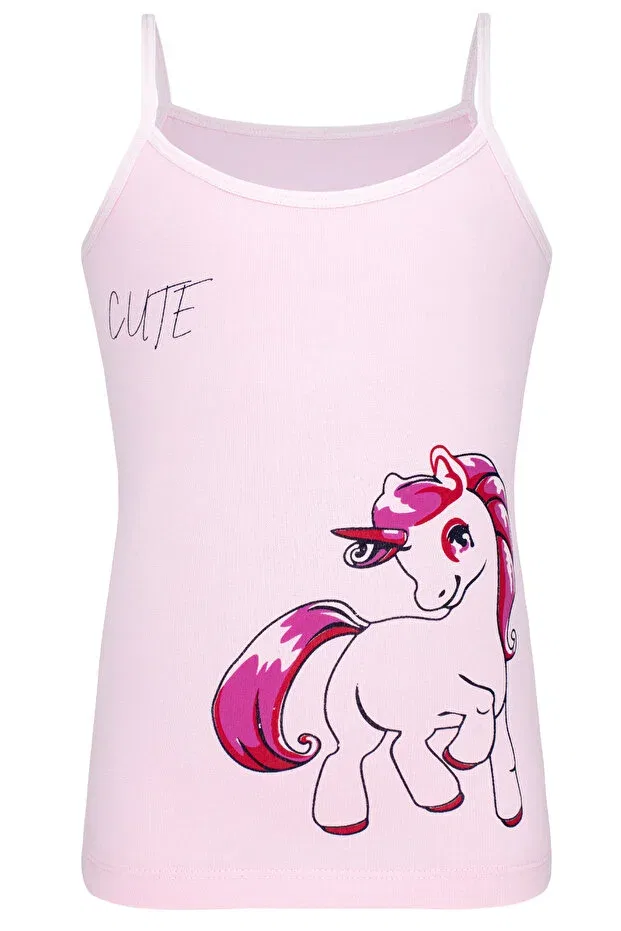 Детский топ для девочек с принтом Unicorn 5 Pack Biyokids, Multicolor — фото 3