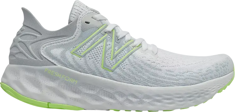 

Кроссовки New Balance Wmns Fresh Foam 1080v11 'White Bleached Lime Glow', белый