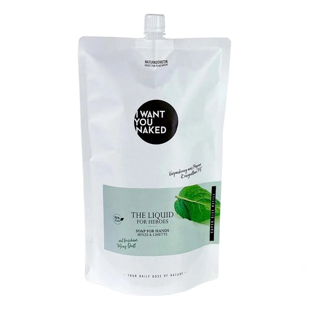 Жидкое мыло для рук Mint Lime, I WANT YOU NAKED, 1 л