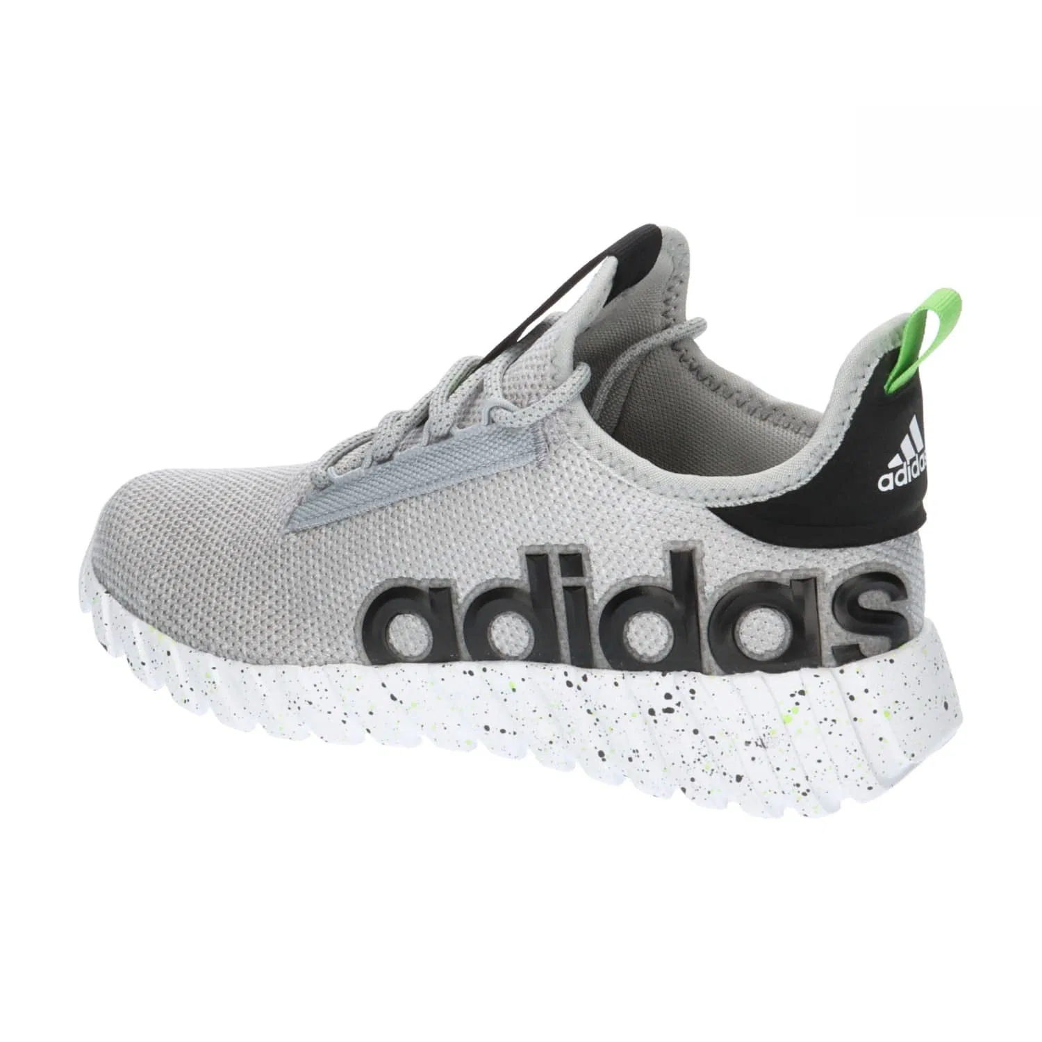 Детские кроссовки с текстильным верхом Kaptir 3.0 K Adidas, Grey Two Lucid Lime Core Black — фото 3