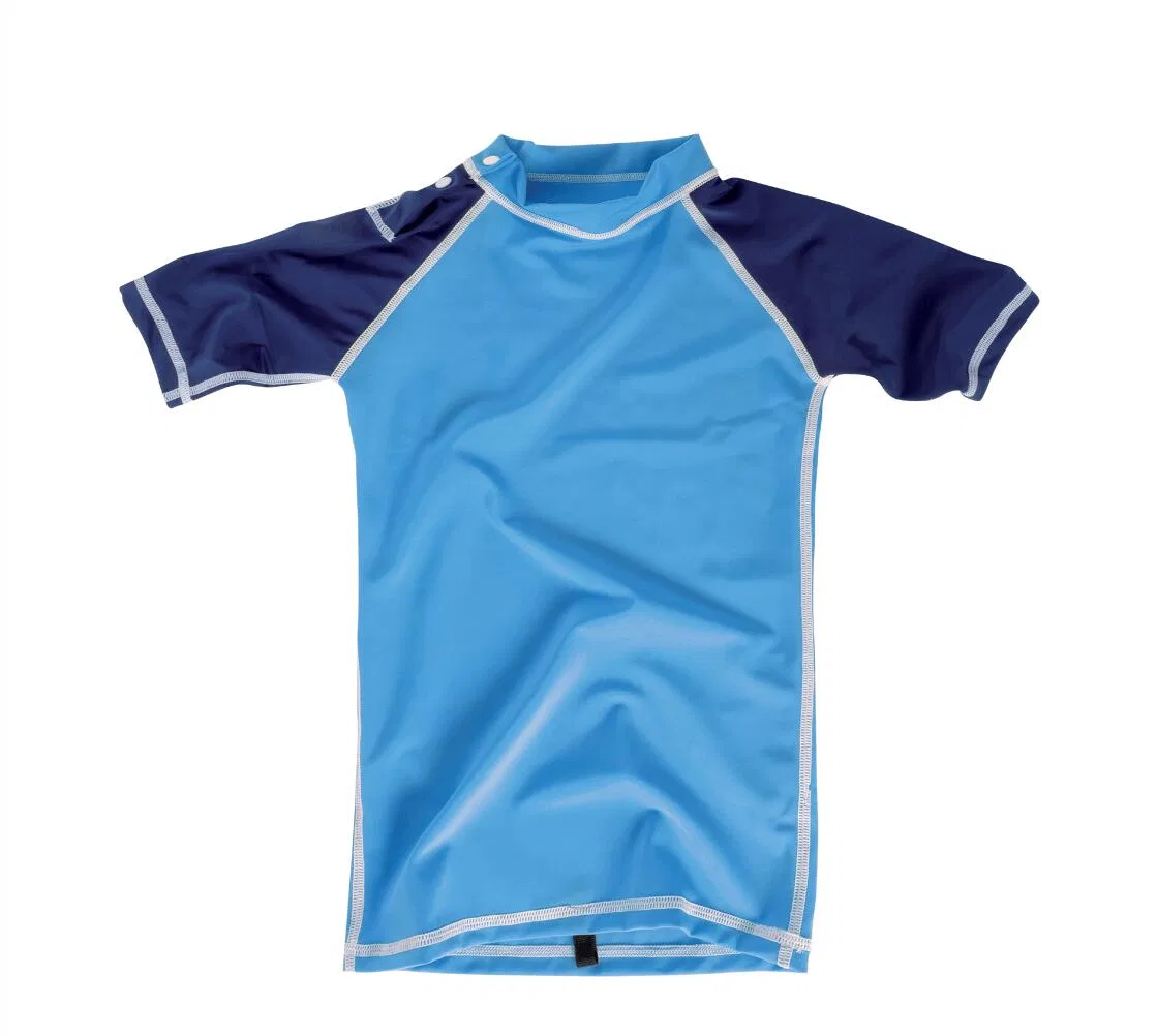 Детская футболка с коротким рукавом Bicolor Stretch UV-Shirt Mdns, Синяя — фото 2