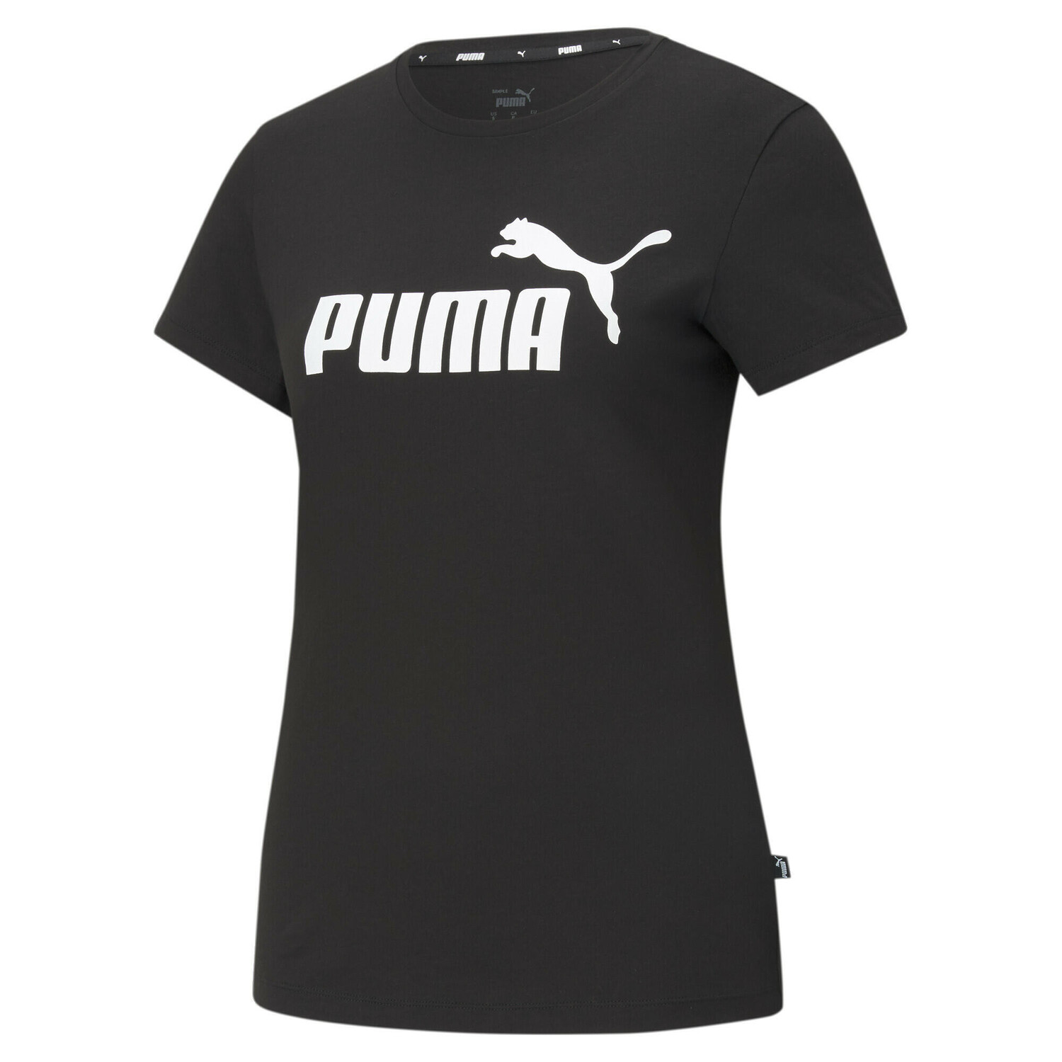 

Женская футболка Puma Essentials, черно-белый