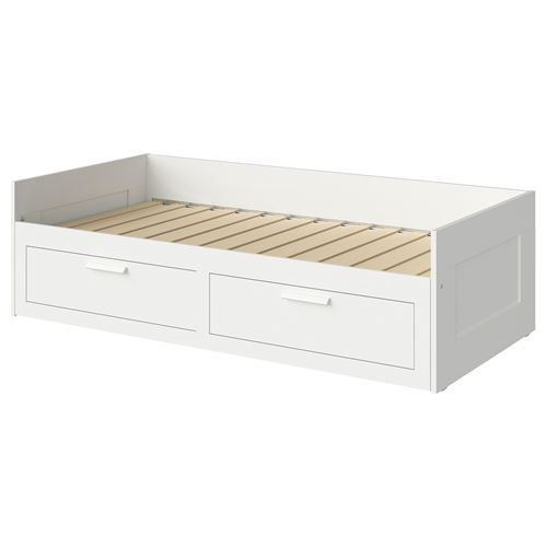 Детская кровать IKEA BRIMNES, 80х200 см, белый